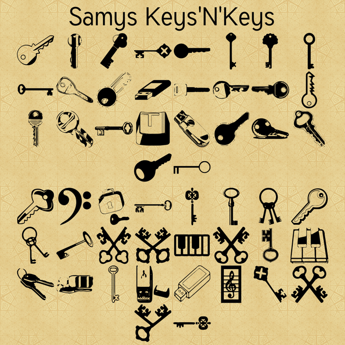 Samys Keys N Keys Font