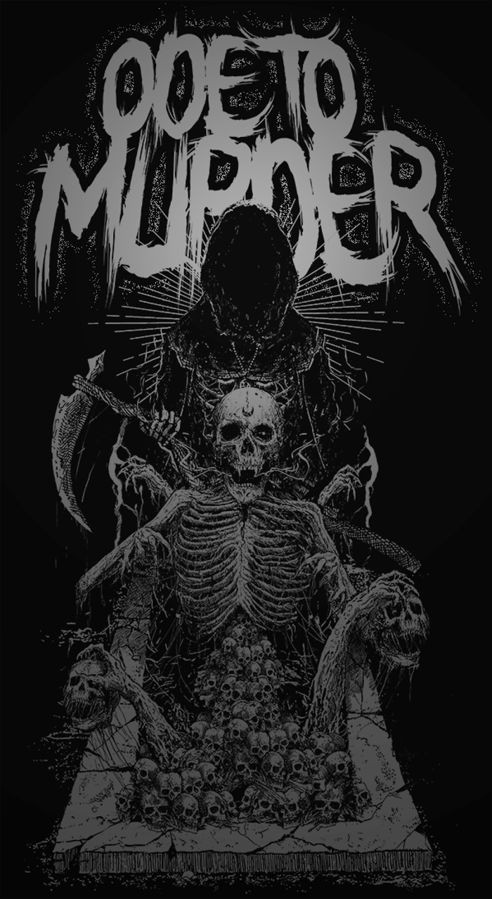 Ode To Murder Font poster