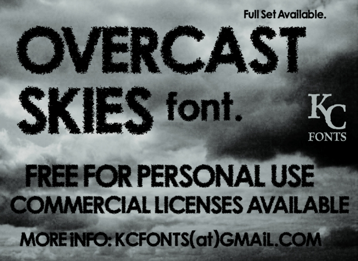 Overcast Skies Font