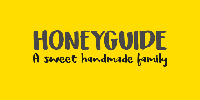 DK Honeyguide Caps Font poster