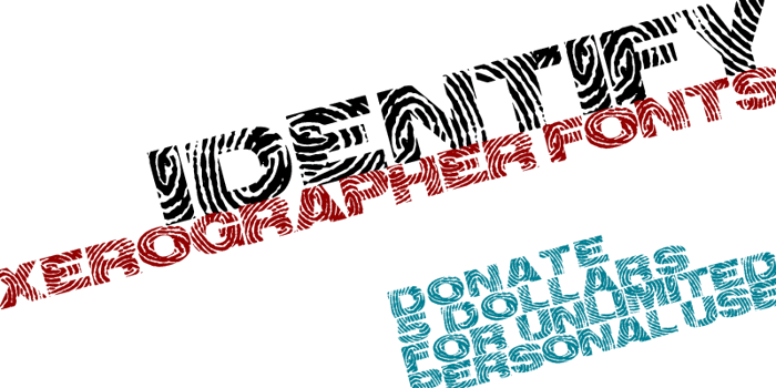 identify Font poster