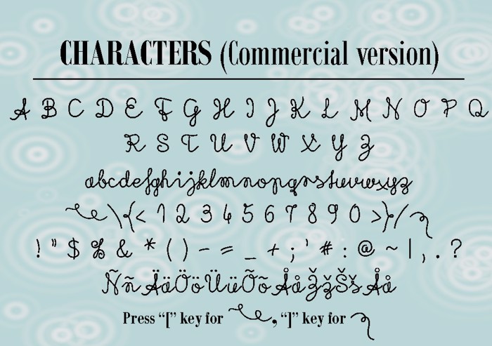 Rubican Font poster