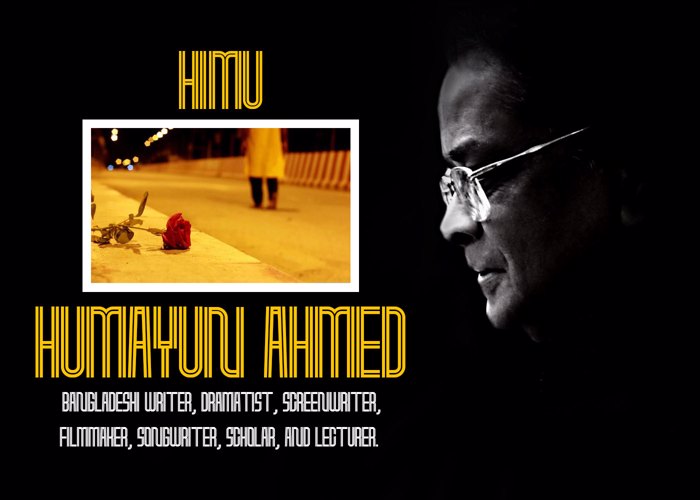Humayun Ahmed Font poster