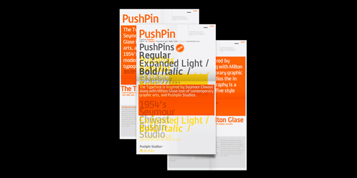 PushPins Font