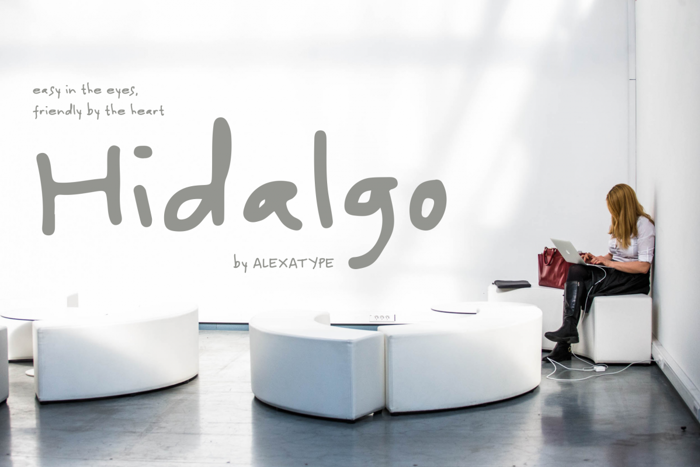 Hidalgo Font poster