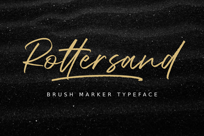 Rottersand Font poster