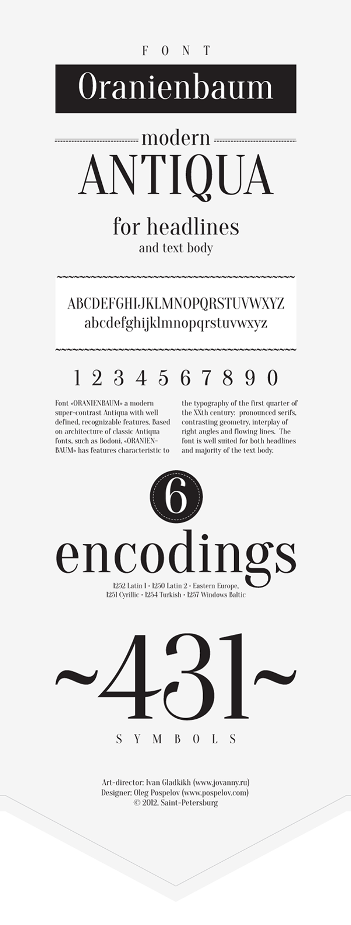 Oranienbaum Font