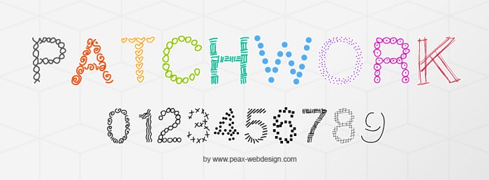 PWPatchwork Font