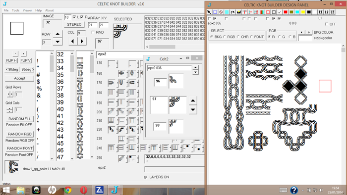 epx2 Font poster