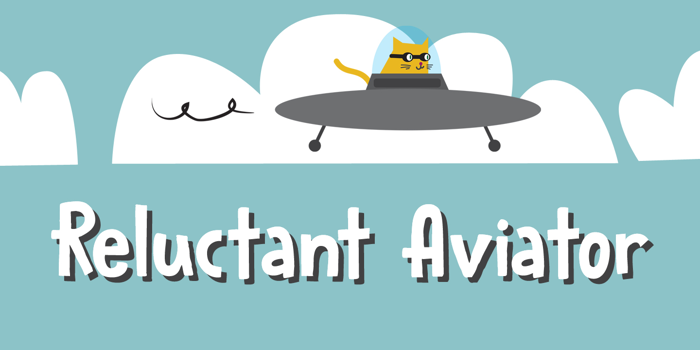 Reluctant Aviator Font poster