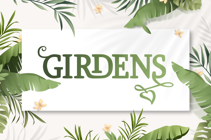 Girdens Font poster