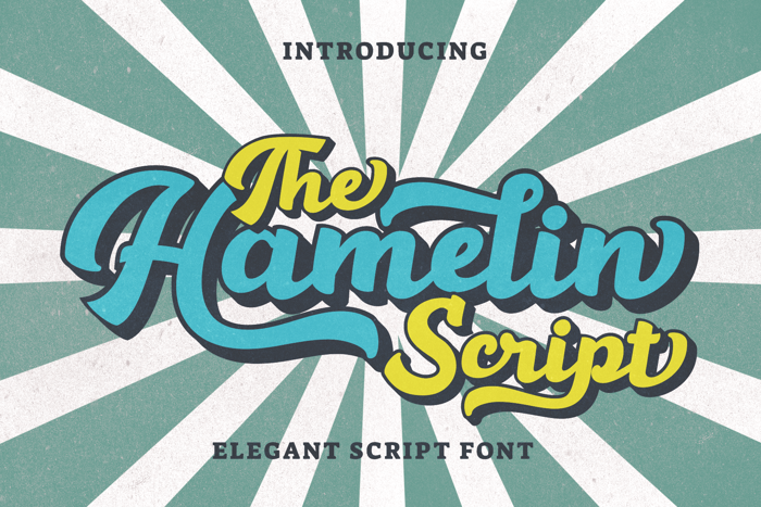 Hamelin Font poster
