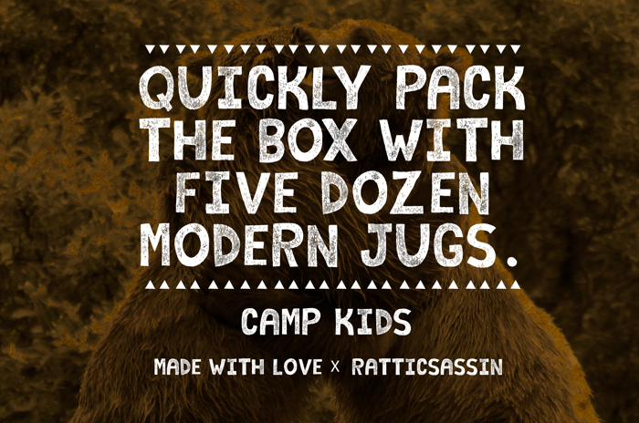 campkid Font poster
