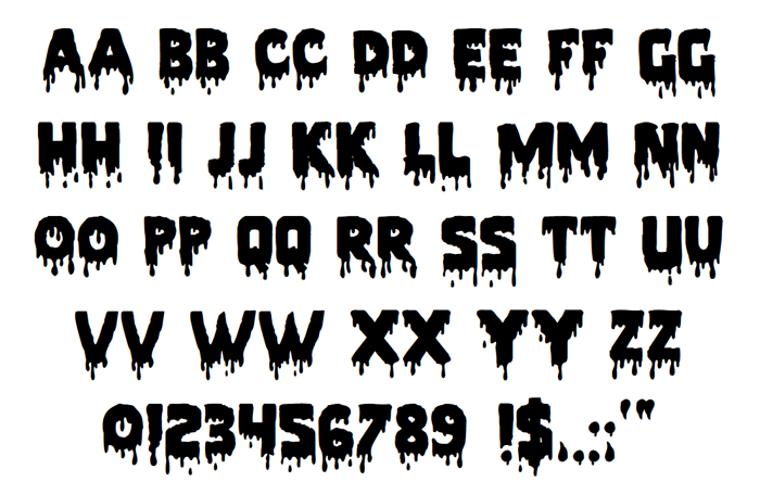 Pieces NFI Font poster