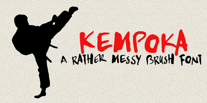 DK Kempoka Font poster