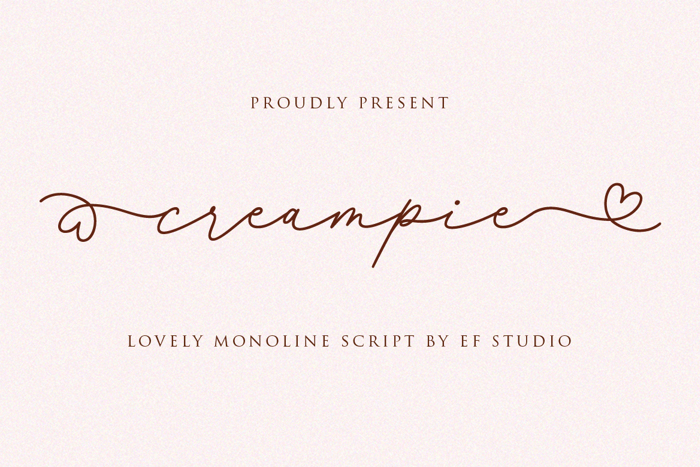 Creampie Font