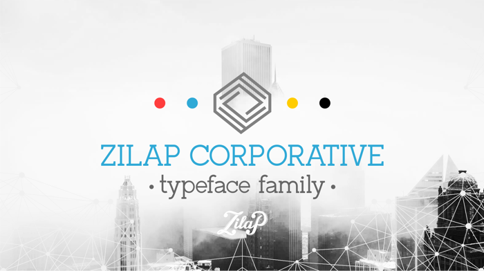 Zilap Corporative Font poster