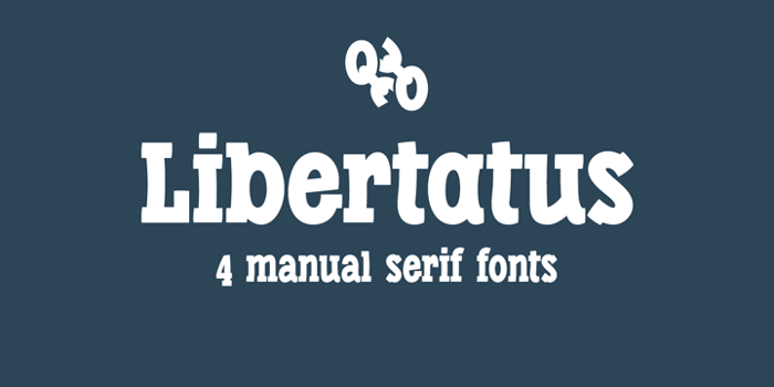 Libertatus Font poster