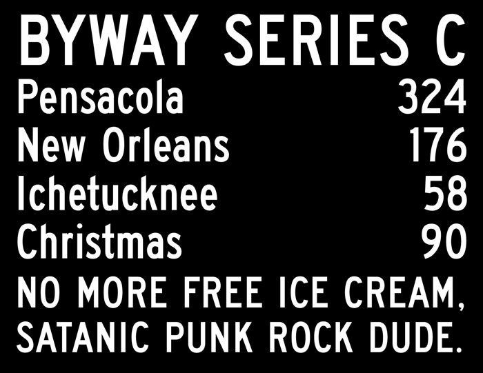 BywayC Font poster