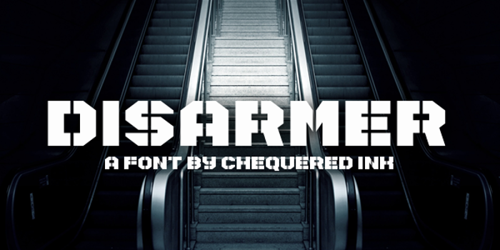 Disarmer Font poster