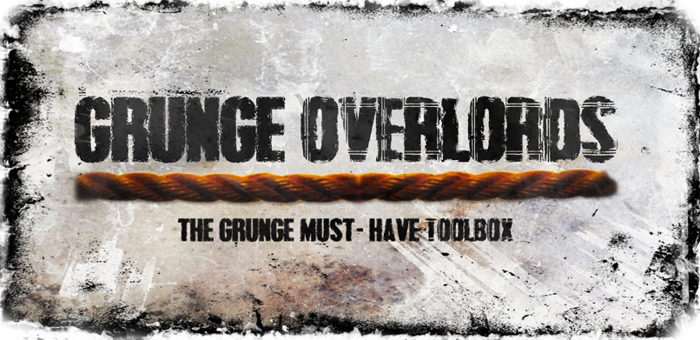 Grunge Overlords Font poster
