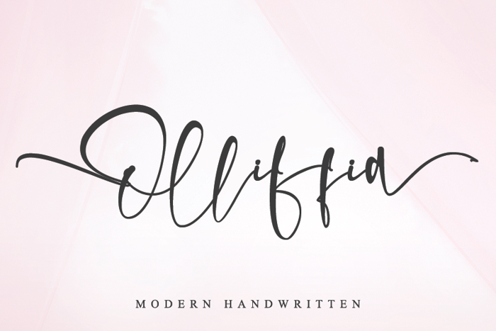 Olliffia Font poster
