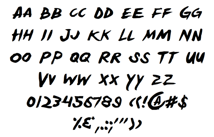 Yellowjacket Font poster