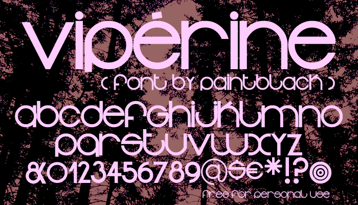 viperine Font poster
