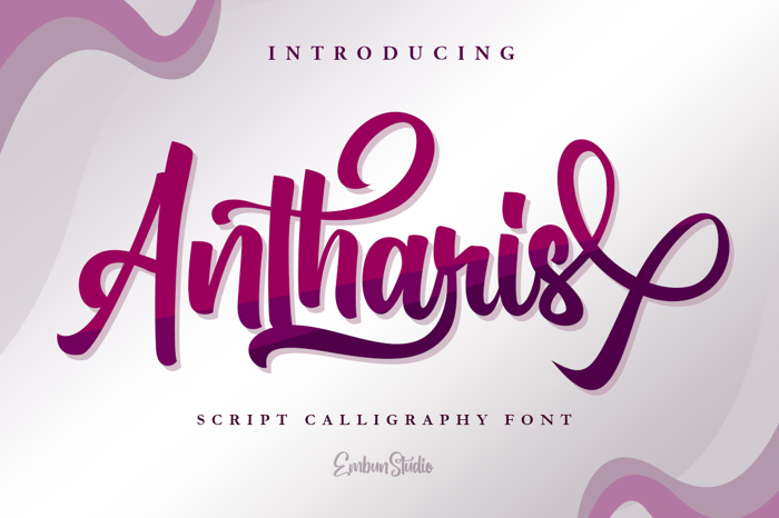 Antharis Font poster