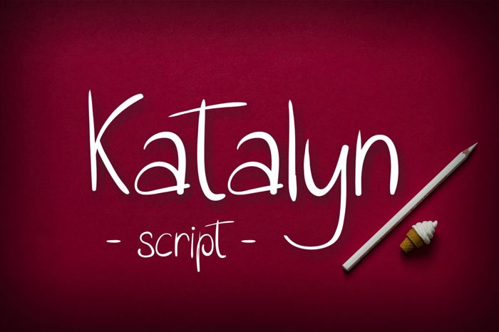 Katalyn Font poster