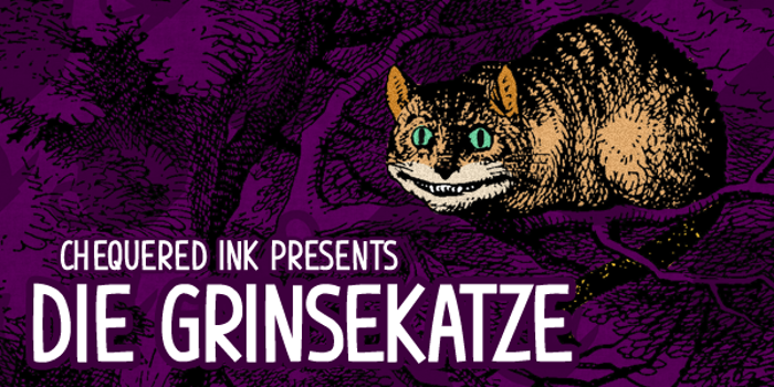 Die Grinsekatze Font poster