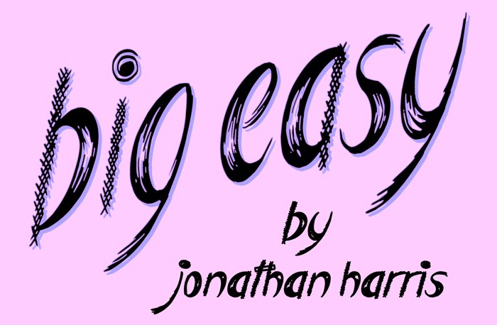 Big Easy Font poster