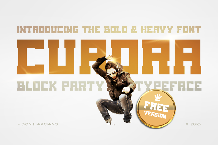 Cuadra Font poster