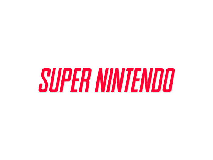 SNES Font poster