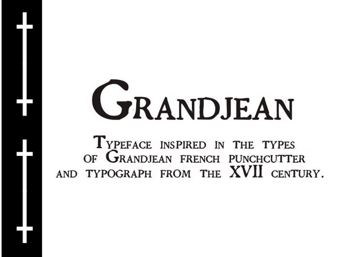 GrandjeanPW Font poster