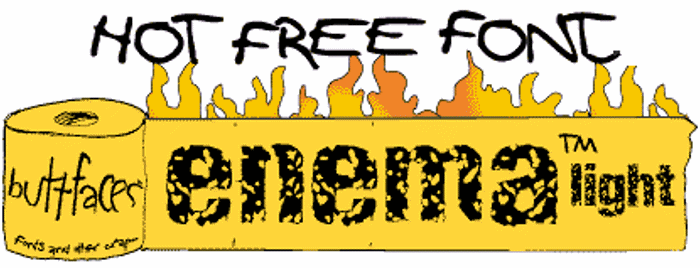 Enema Light Font poster