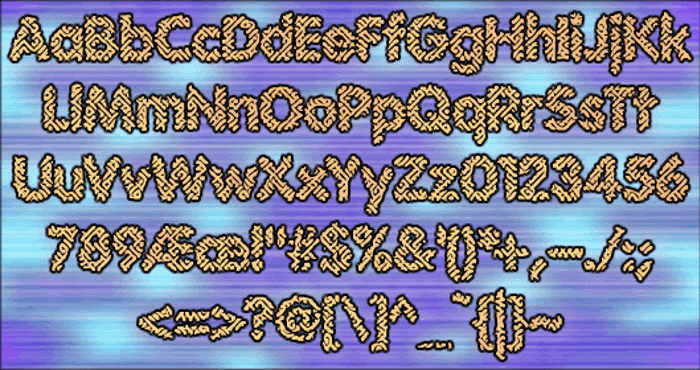 Irritate BRK Font poster