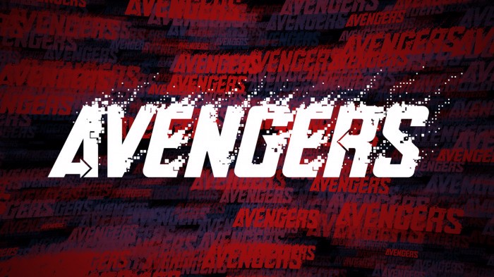 Avengero Disassembled Font poster