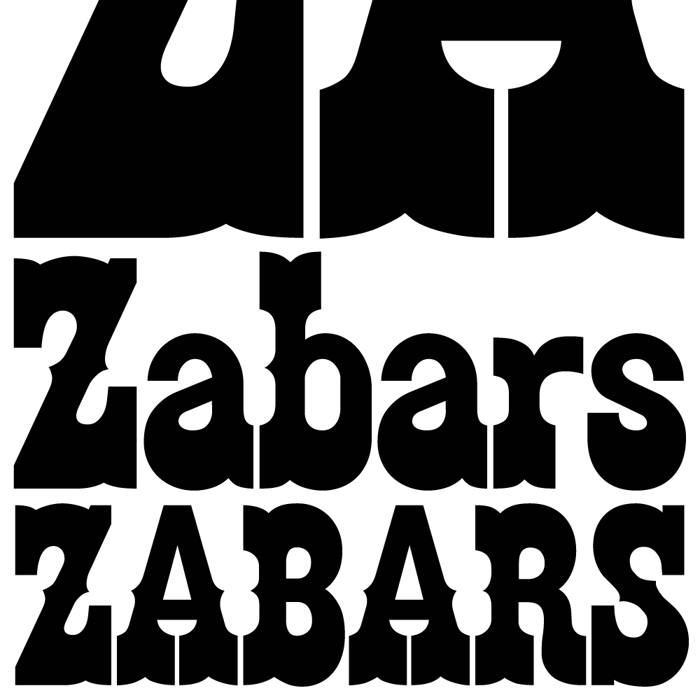Zabars Font poster