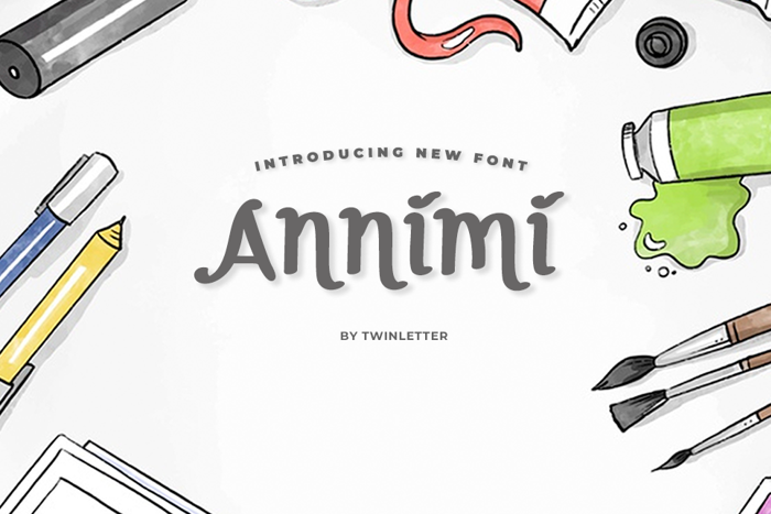 Annimipu Font poster