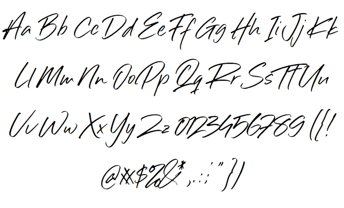 Sillii Willinn Font poster