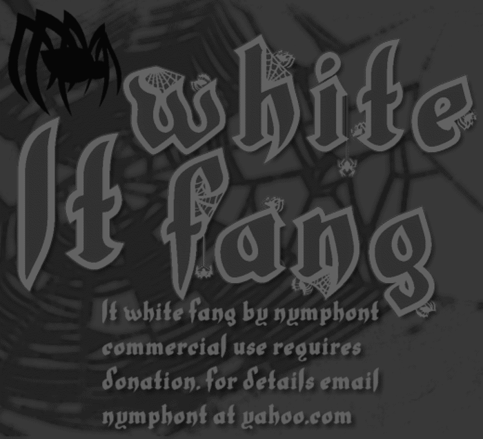LT White Fang poster