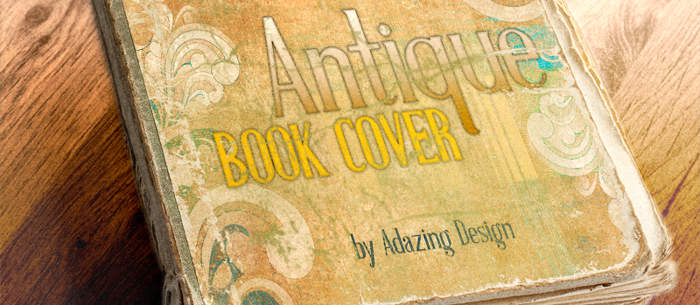 Antique Book Cover Regular Font poster