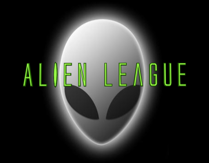 Alien League Font poster