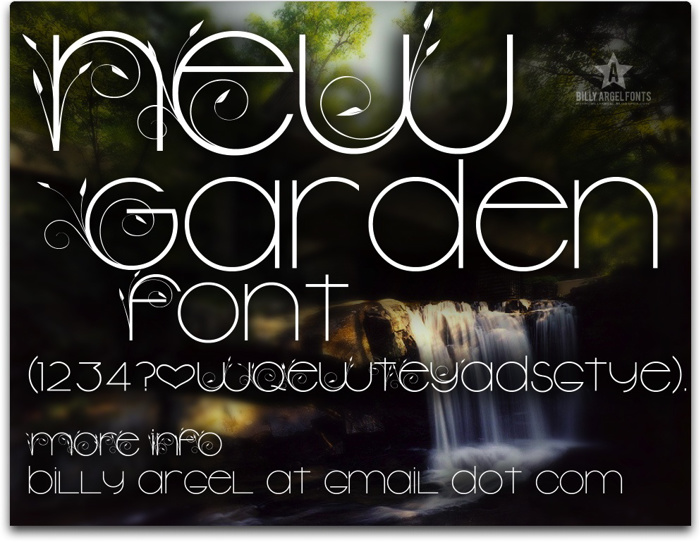 New Garden poster
