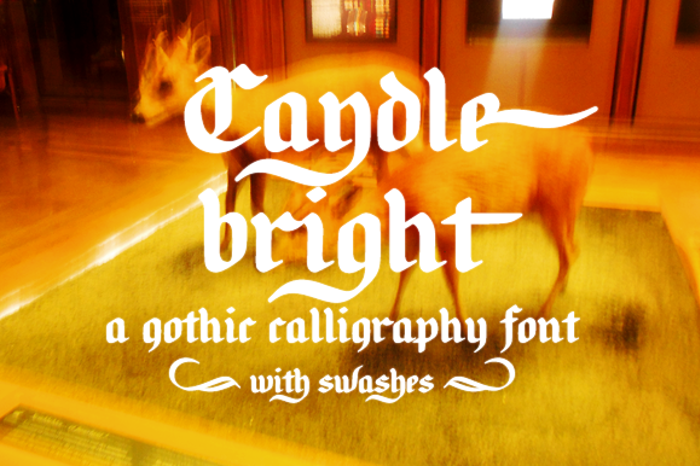 Candlebright Font poster