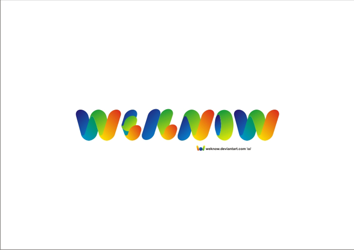 weknow Font poster