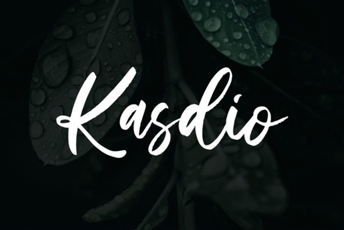 Kasdio Font poster