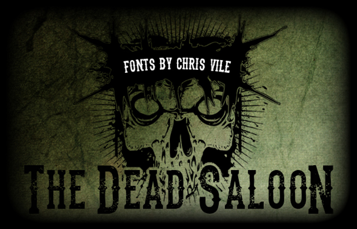 the dead saloon Font