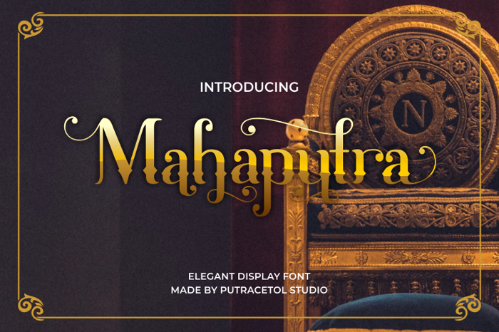Mahaputra Font poster
